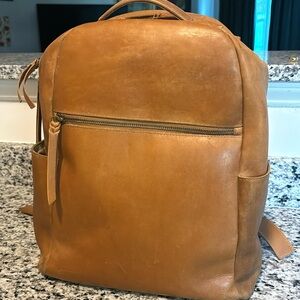 Able leather backpack